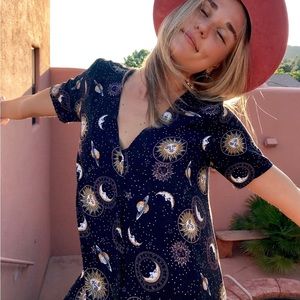 Motel Rocks Sun & Moon Tee Dress